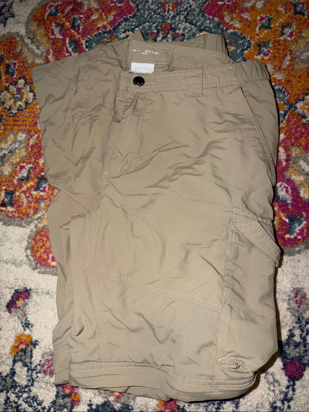 Columbia Tan Outdoor Cargo Pants